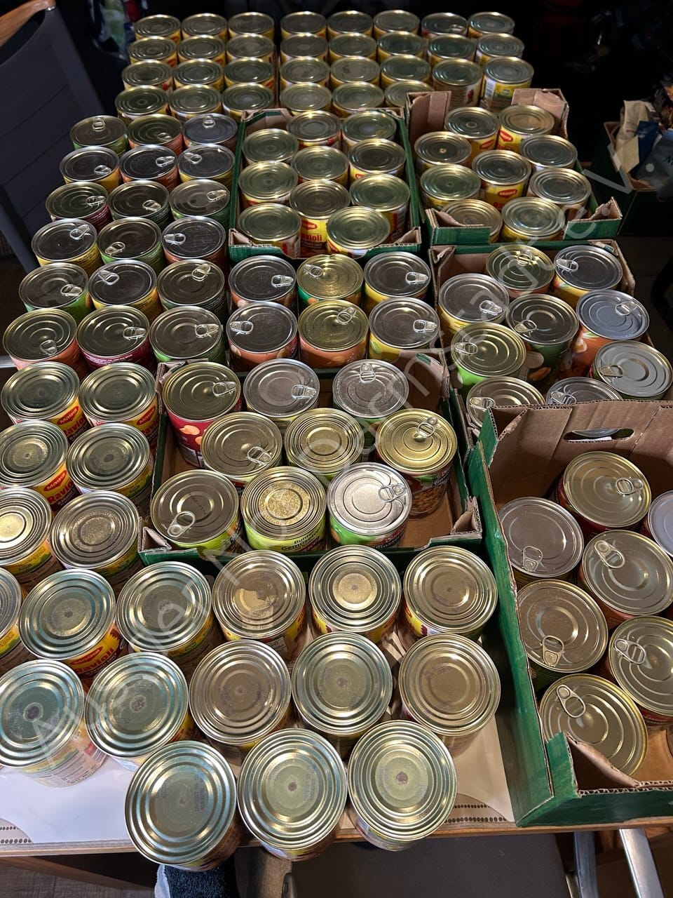 Versorgung von Menschen mit Lebensmitteln, Hygieneartikeln und mehr