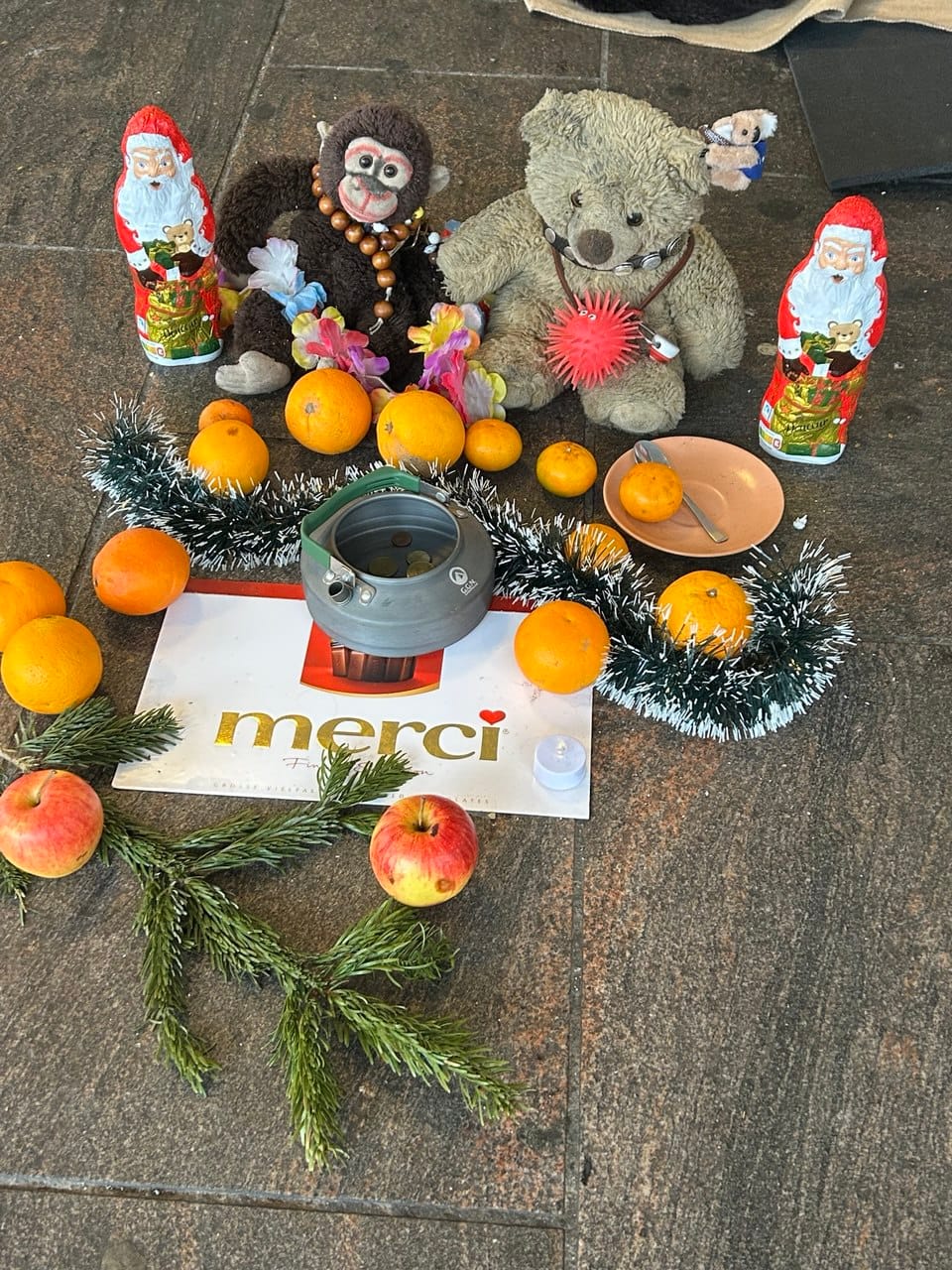Silvesterabend auf der Straße