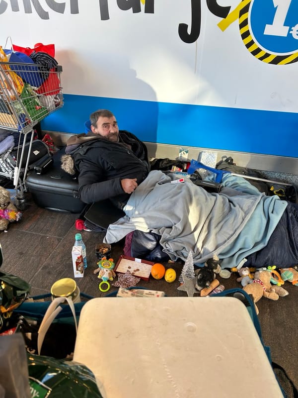 Weihnachten 2024 auf der Strasse