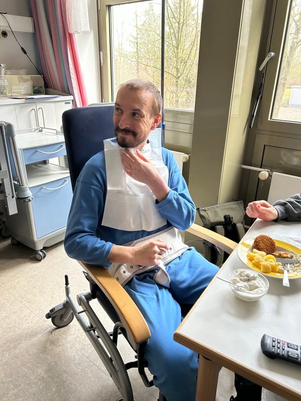 Lubomir ist jetzt in einer Akut-Reha